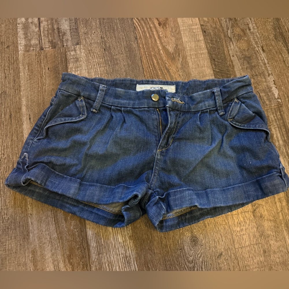 Joe's Jeans Dark Blue Jean Shorts